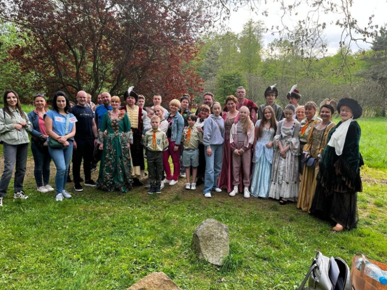 Gra terenowa na Zamku na Wodzie w Wojnowicach