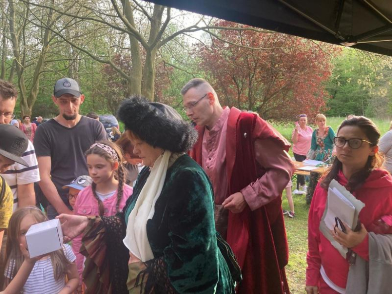 Gra terenowa na Zamku na Wodzie w Wojnowicach