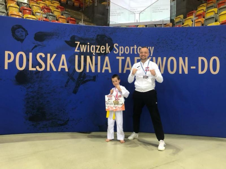 Franciszek Kirpa z trenerem