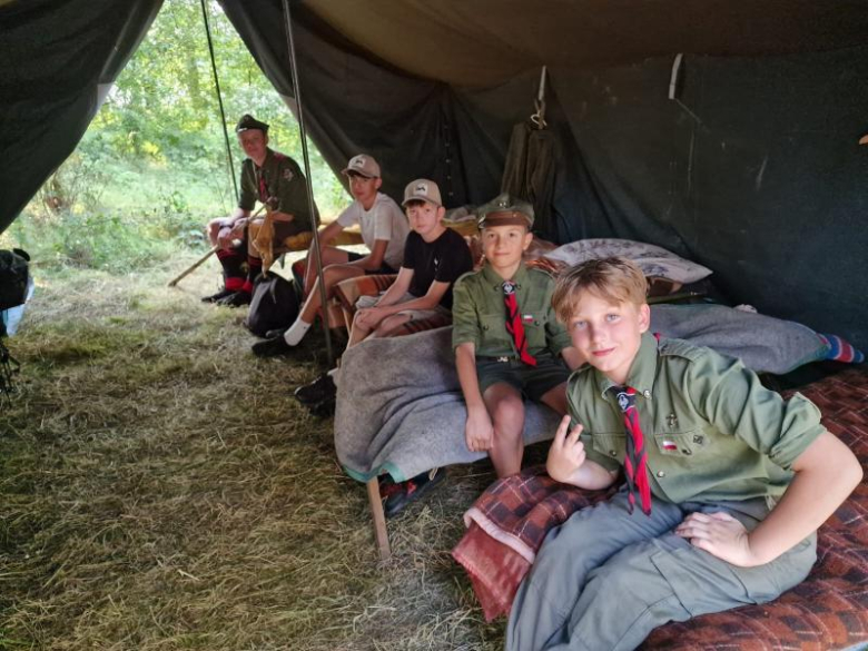Obóz zuchów i harcerzy z 3. Malczyckiego Szczepu Harcerskiego Ogień