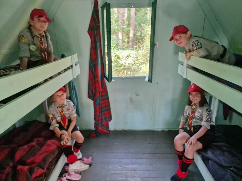 Obóz zuchów i harcerzy z 3. Malczyckiego Szczepu Harcerskiego Ogień