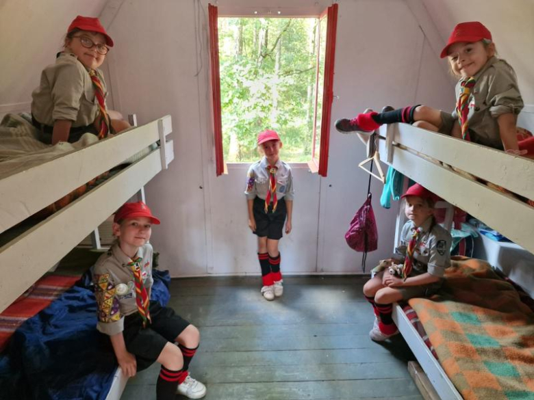Obóz zuchów i harcerzy z 3. Malczyckiego Szczepu Harcerskiego Ogień