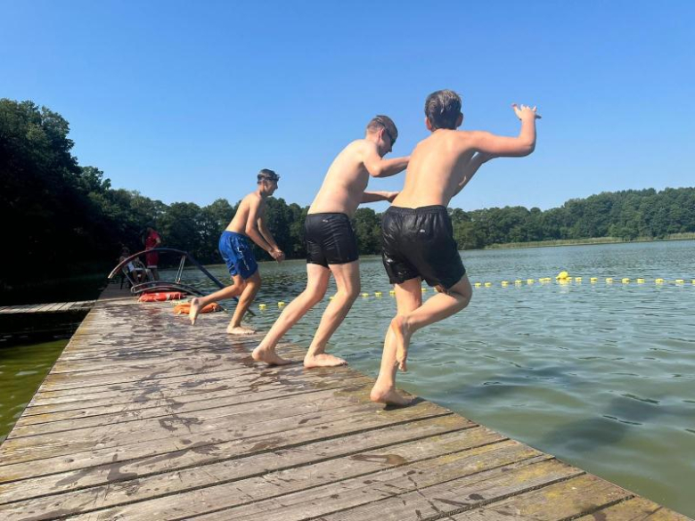 Obóz zuchów i harcerzy z 3. Malczyckiego Szczepu Harcerskiego Ogień