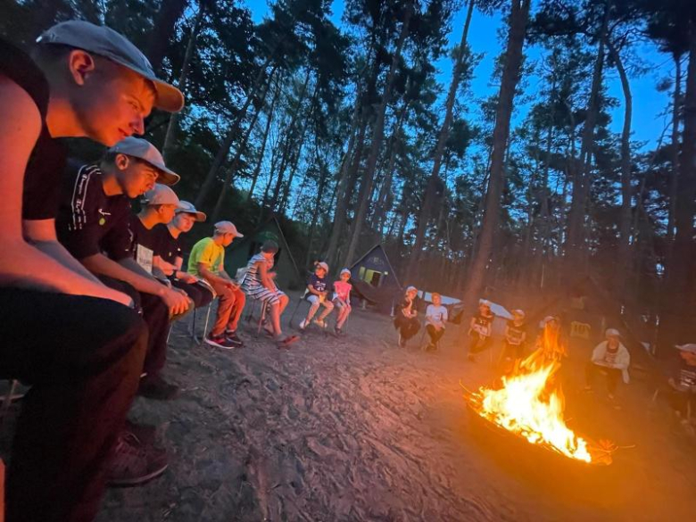 Obóz zuchów i harcerzy z 3. Malczyckiego Szczepu Harcerskiego Ogień