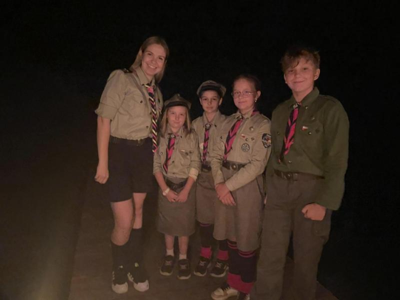 Obóz zuchów i harcerzy z 3. Malczyckiego Szczepu Harcerskiego Ogień