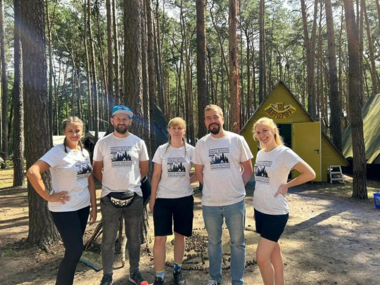 Obóz zuchów i harcerzy z 3. Malczyckiego Szczepu Harcerskiego Ogień