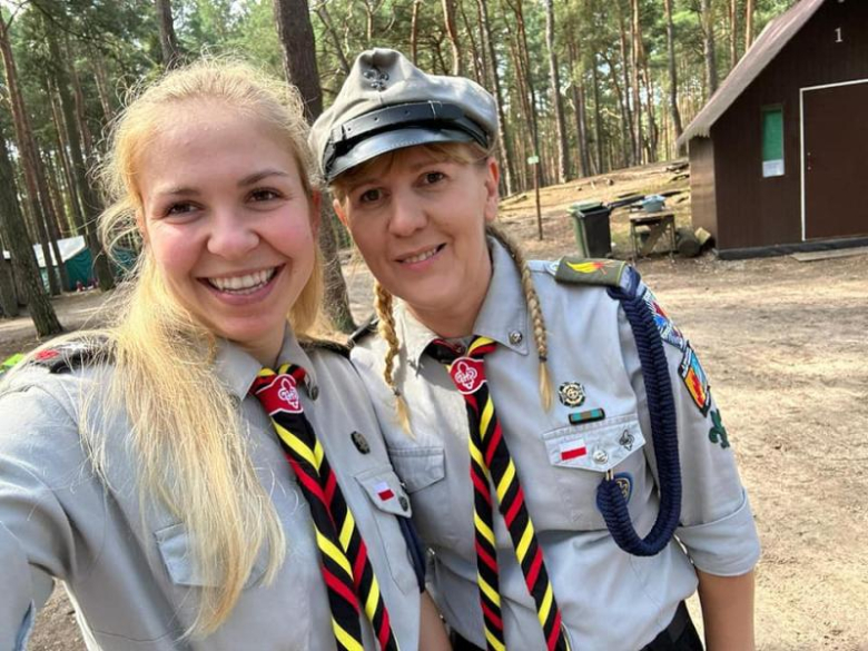 Obóz zuchów i harcerzy z 3. Malczyckiego Szczepu Harcerskiego Ogień