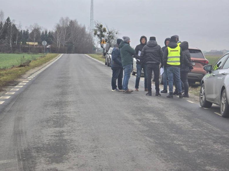 Przebudowana droga relacji Zakrzyce-Gałów etap II