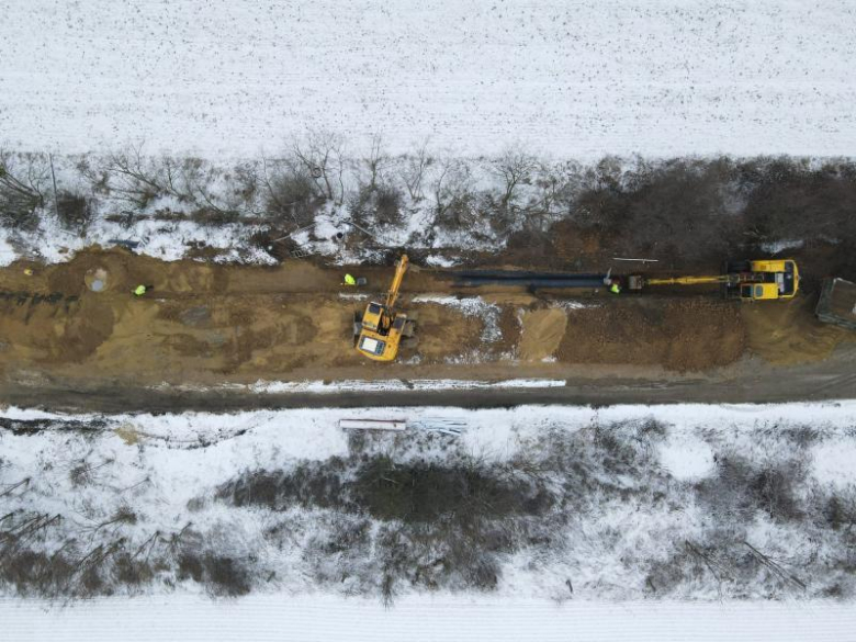 Trwa przebudowa drogi relacji Wróblowice-Lutynia