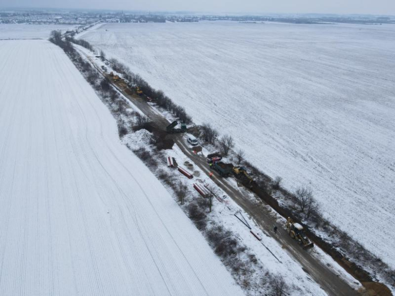 Trwa przebudowa drogi relacji Wróblowice-Lutynia