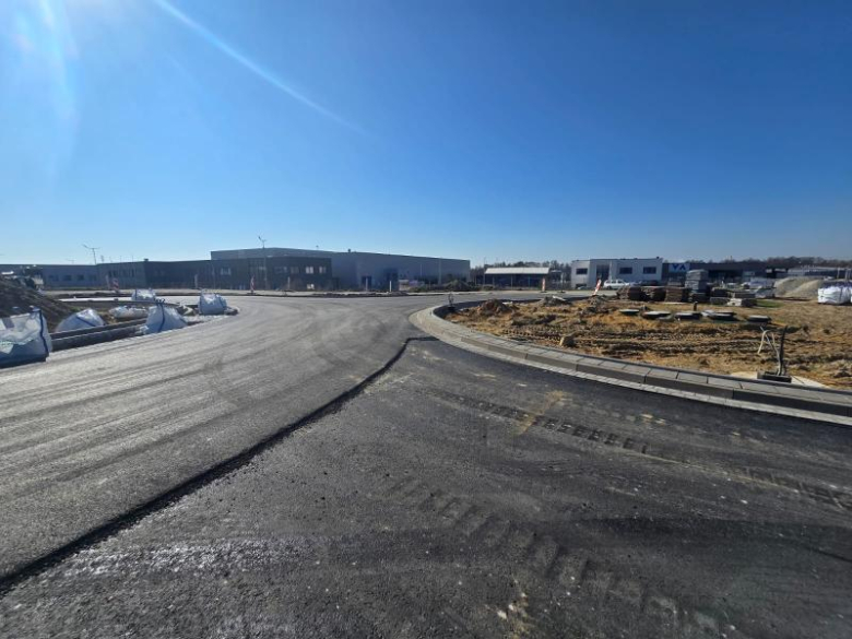 Prace przy przebudowie ulicy Jabłkowej