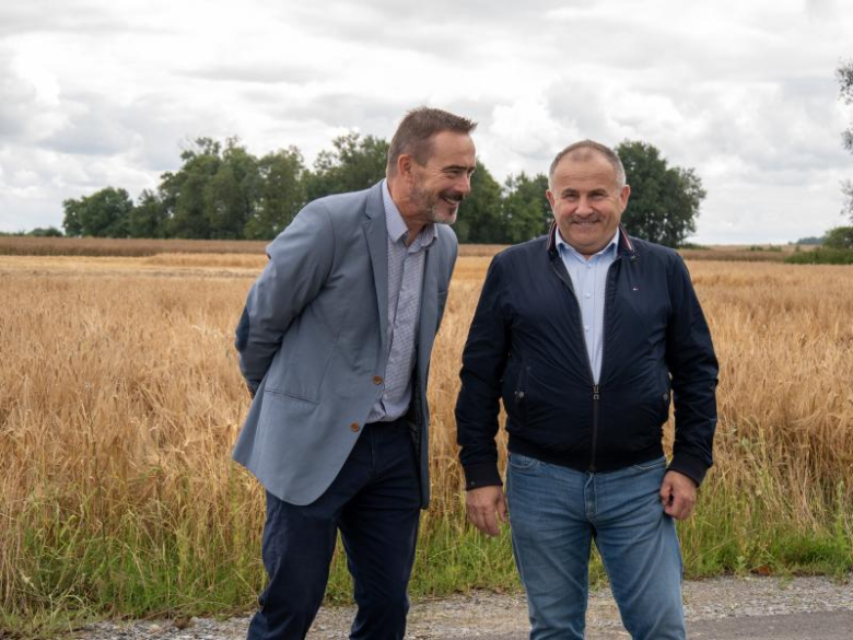 Przekazanie placu budowy firmie Terlan