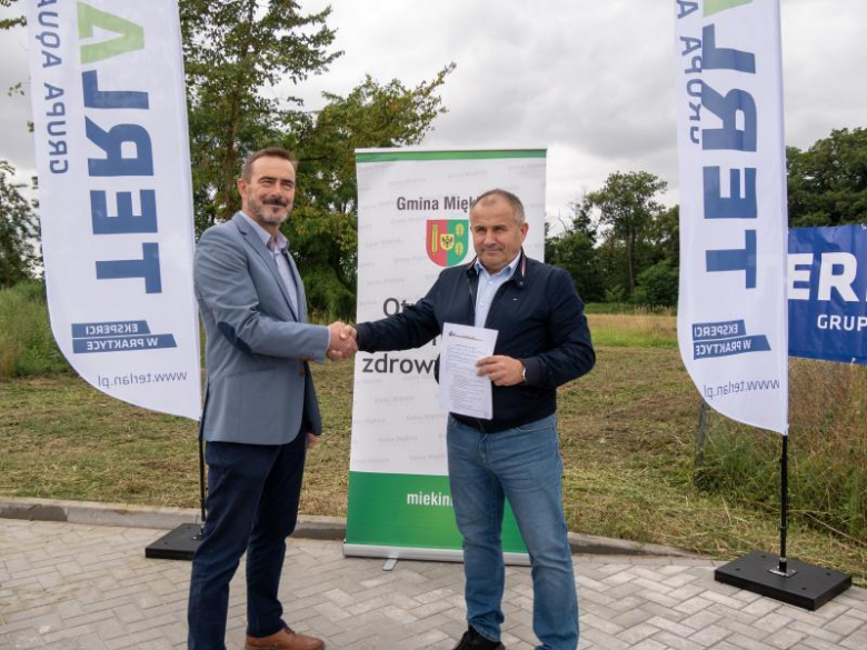 Przekazanie placu budowy firmie Terlan