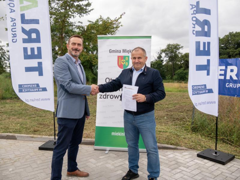 Przekazanie placu budowy firmie Terlan