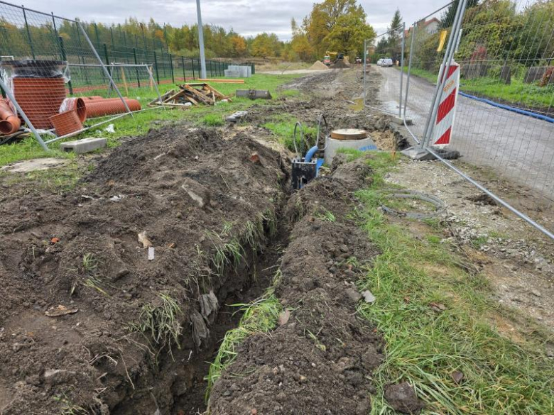 Przebudowa ulicy Zielonej w Miękini
