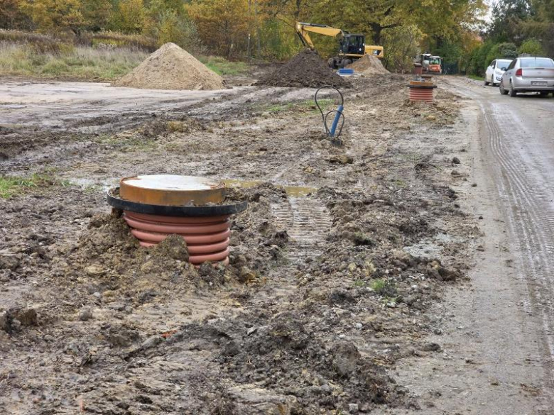 Przebudowa ulicy Zielonej w Miękini