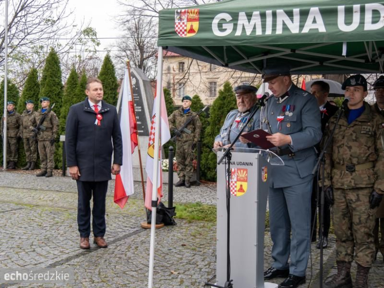 Uroczyste obchody Święta Niepodległości w Udaninie