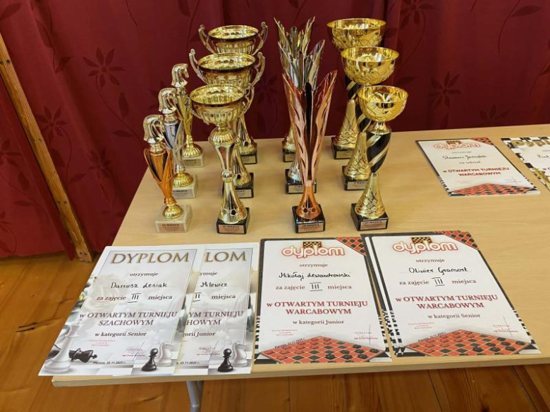 Turniej warcabowy w Piersnie