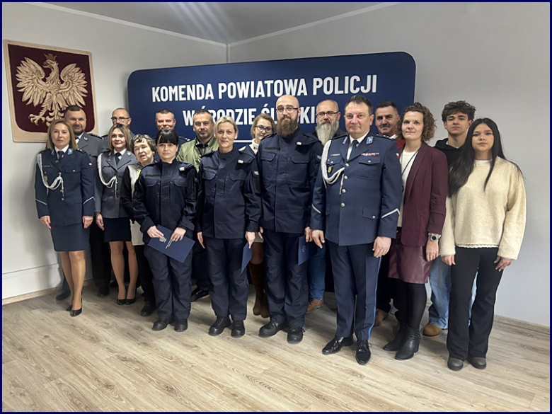 Nowo przyjęci policjanci 