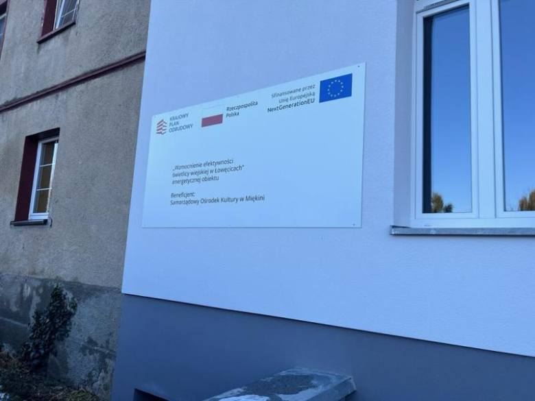 Zakończone prace remontowe w świetlicy wiejskiej w Łowęcicach