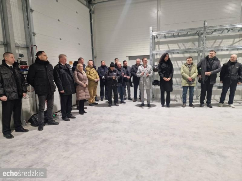 2 lutego w Środzie Śląskiej oficjalnie odebrano nową halę magazynową