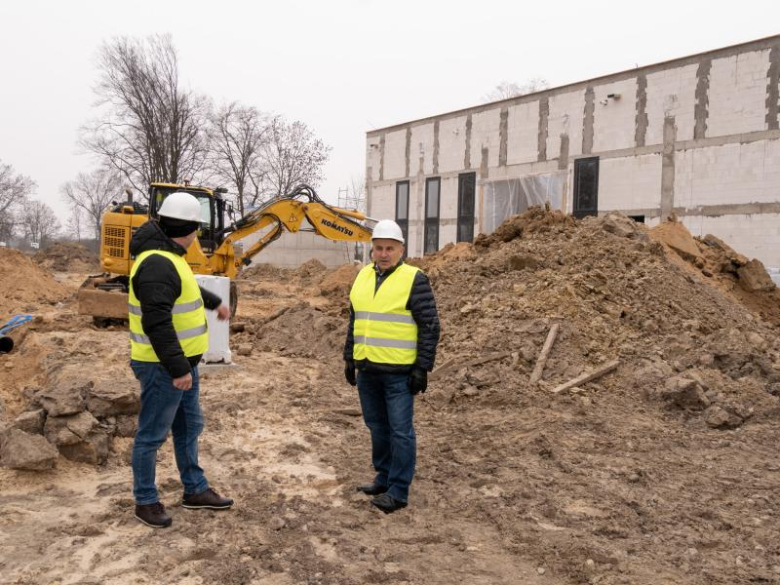 Postęp prac przy budowie SUW w Źródłach