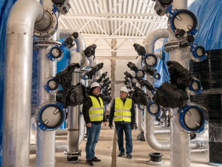 Postęp prac przy budowie SUW w Źródłach