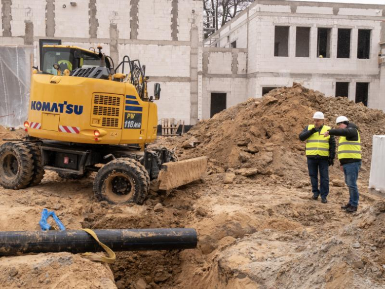 Postęp prac przy budowie SUW w Źródłach