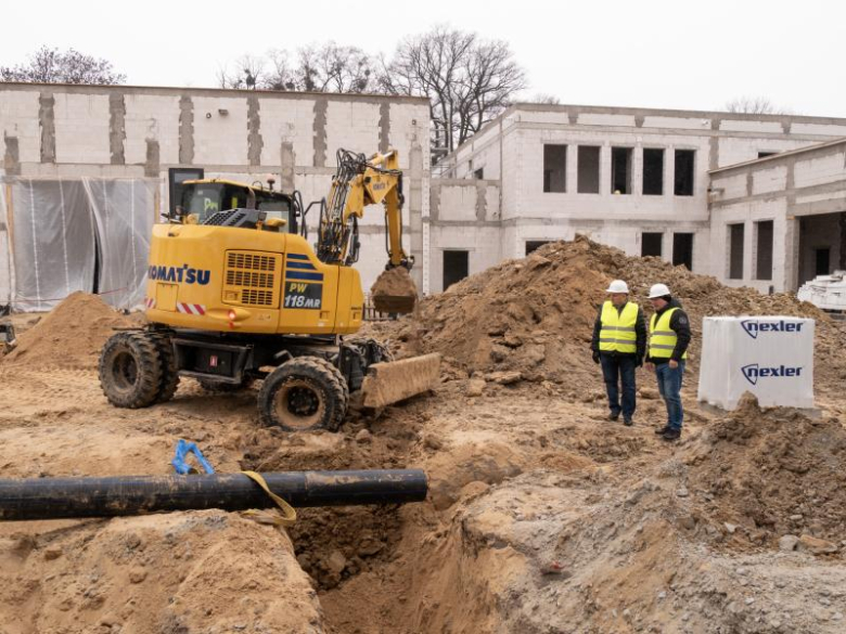 Postęp prac przy budowie SUW w Źródłach
