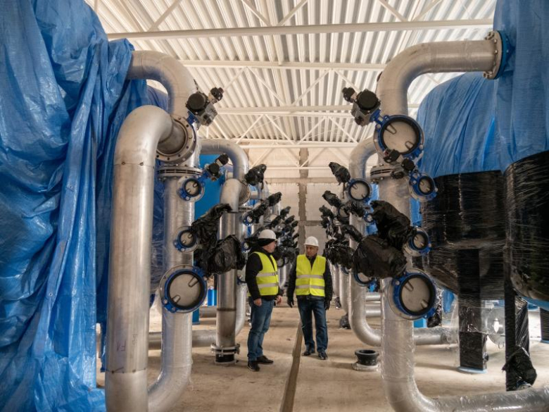 Postęp prac przy budowie SUW w Źródłach