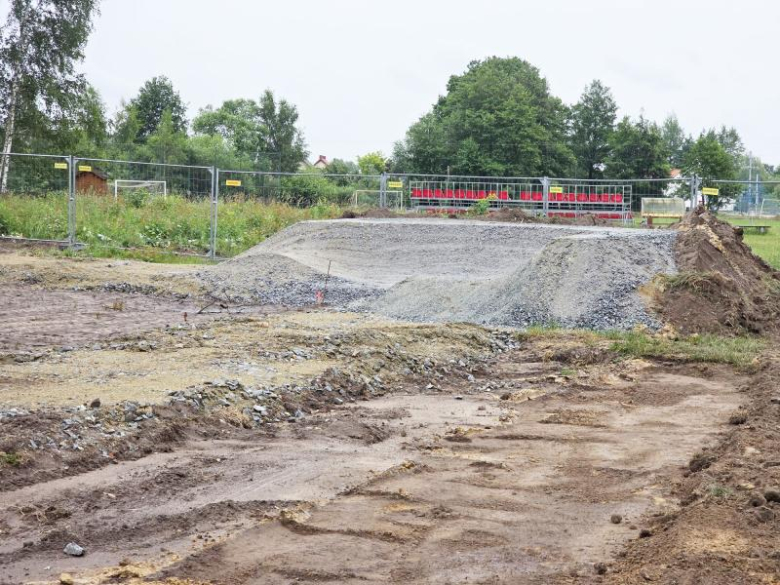 Budowa pumptracka w Wilkszynie rozpoczęta