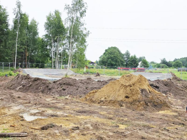 Budowa pumptracka w Wilkszynie rozpoczęta