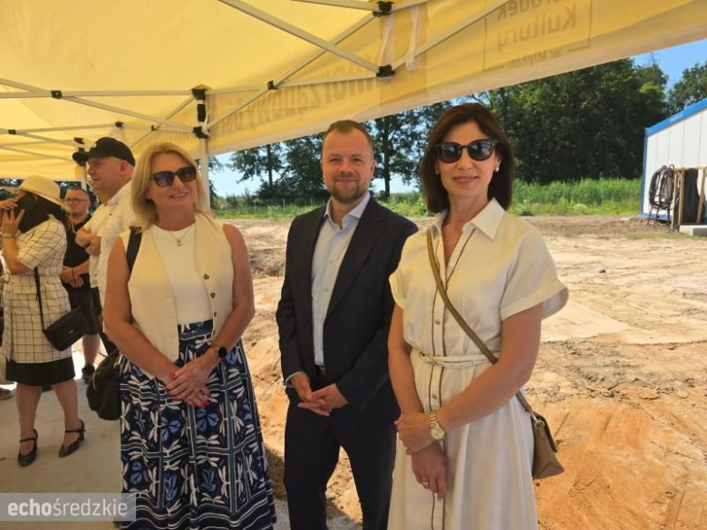 Wmurowanie kamienia węgielnego pod oczyszczalnie ścieków