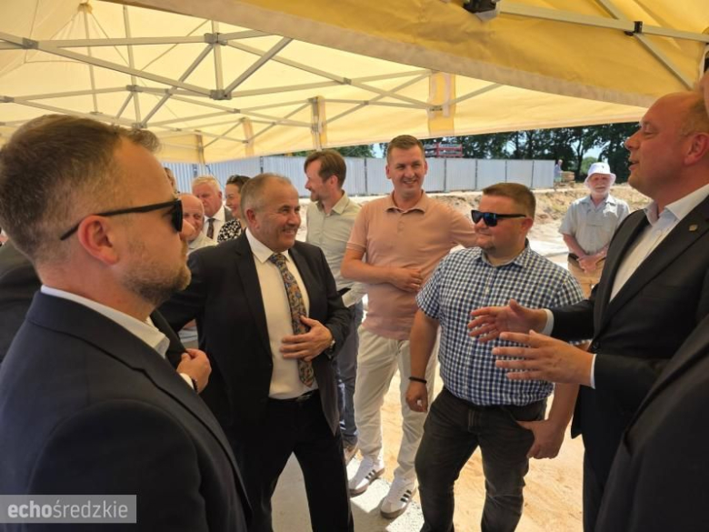 Wmurowanie kamienia węgielnego pod oczyszczalnie ścieków