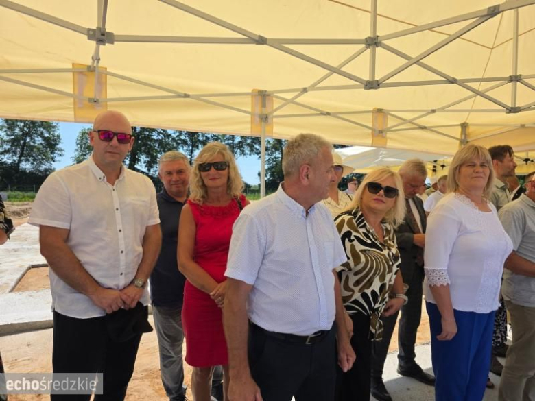 Wmurowanie kamienia węgielnego pod oczyszczalnie ścieków