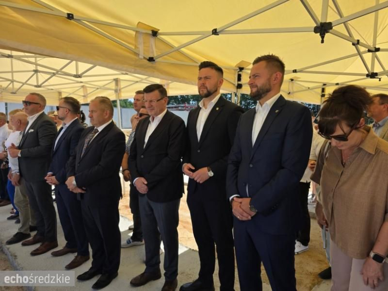 Wmurowanie kamienia węgielnego pod oczyszczalnie ścieków