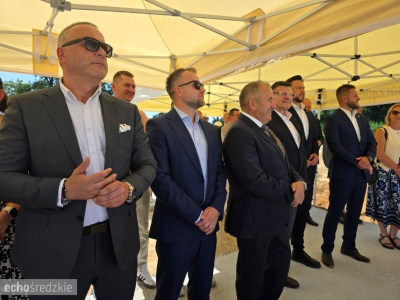 Wmurowanie kamienia węgielnego pod oczyszczalnie ścieków
