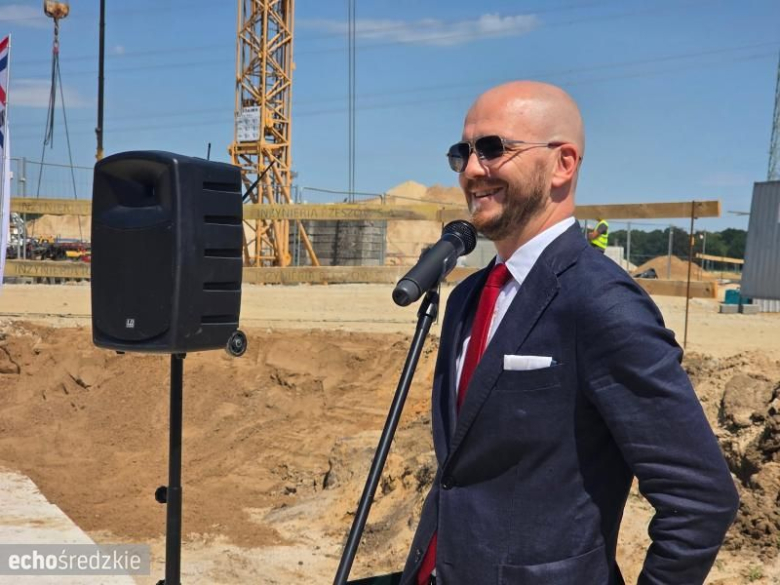 Wmurowanie kamienia węgielnego pod oczyszczalnie ścieków