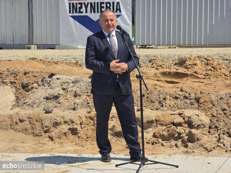 Wmurowanie kamienia węgielnego pod oczyszczalnie ścieków