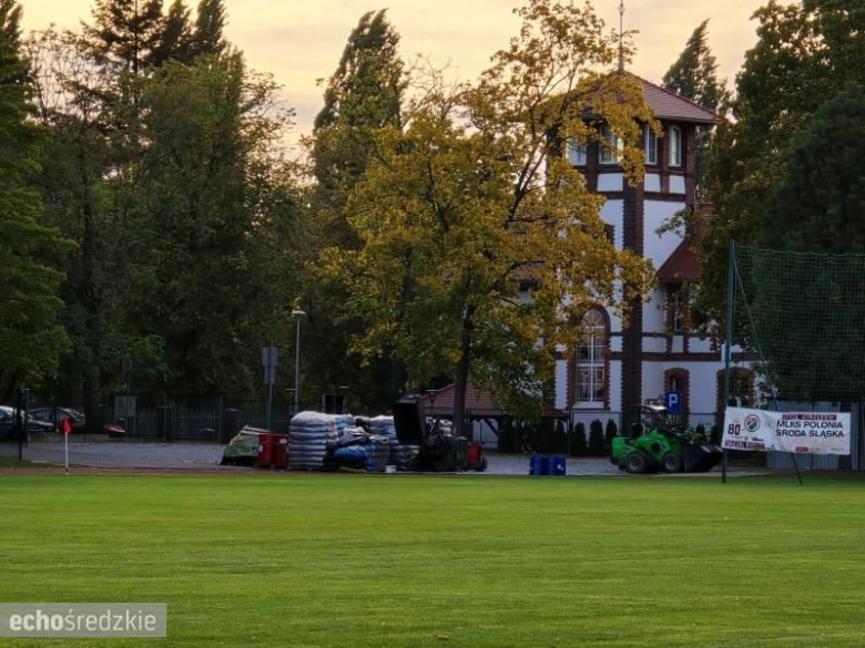 Trwają prace na Stadionie Miejskim w Środzie Śląskiej