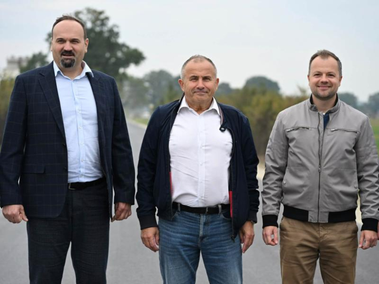 Odbiór przebudowanej drogi