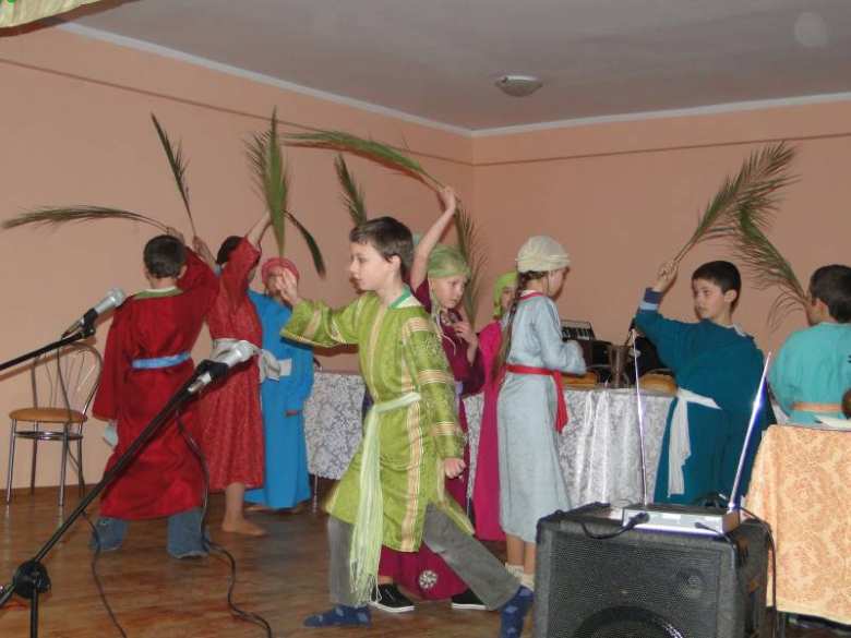 Palmy wielkanocne w Bogdanowie 2012