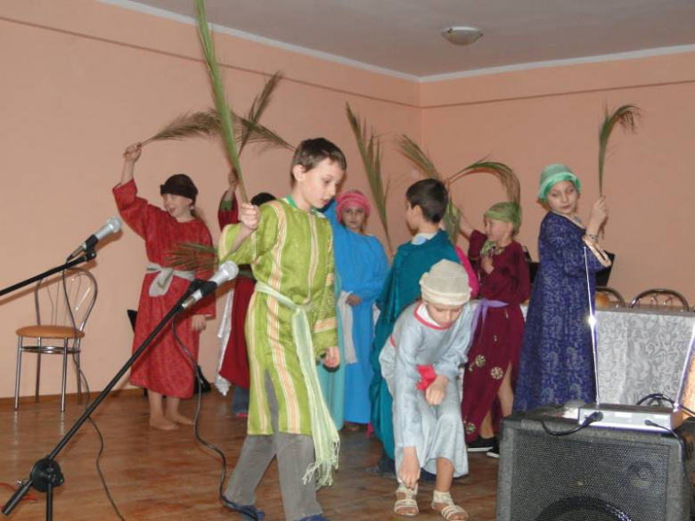 Palmy wielkanocne w Bogdanowie 2012