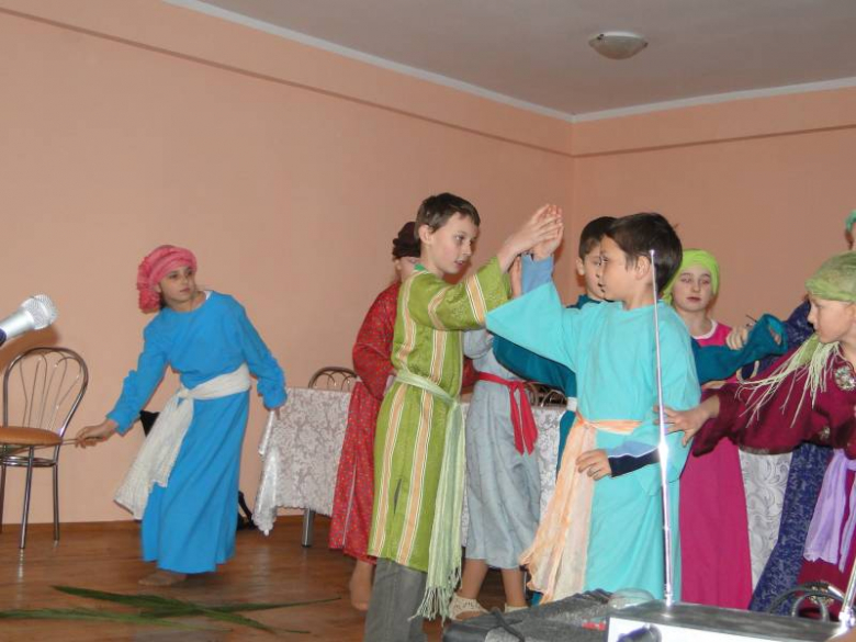 Palmy wielkanocne w Bogdanowie 2012