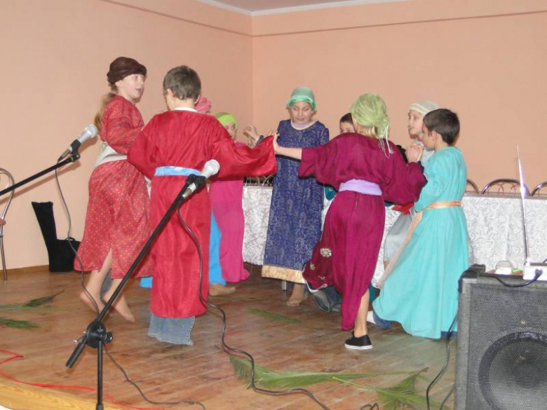 Palmy wielkanocne w Bogdanowie 2012