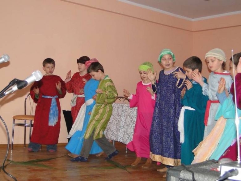 Palmy wielkanocne w Bogdanowie 2012