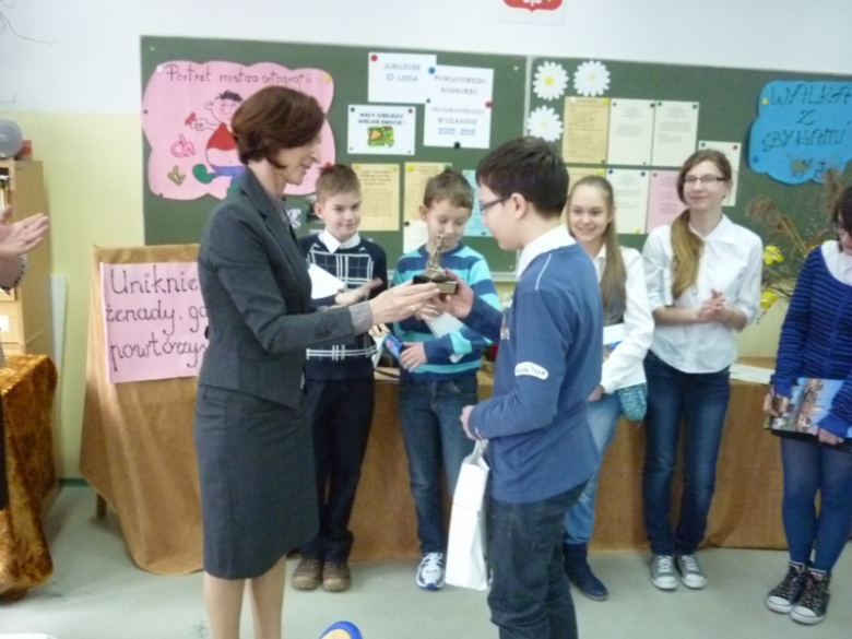 X edycja  Powiatowego Konkursu Ortograficznego  w Szkole Podstawowej w Udaninie