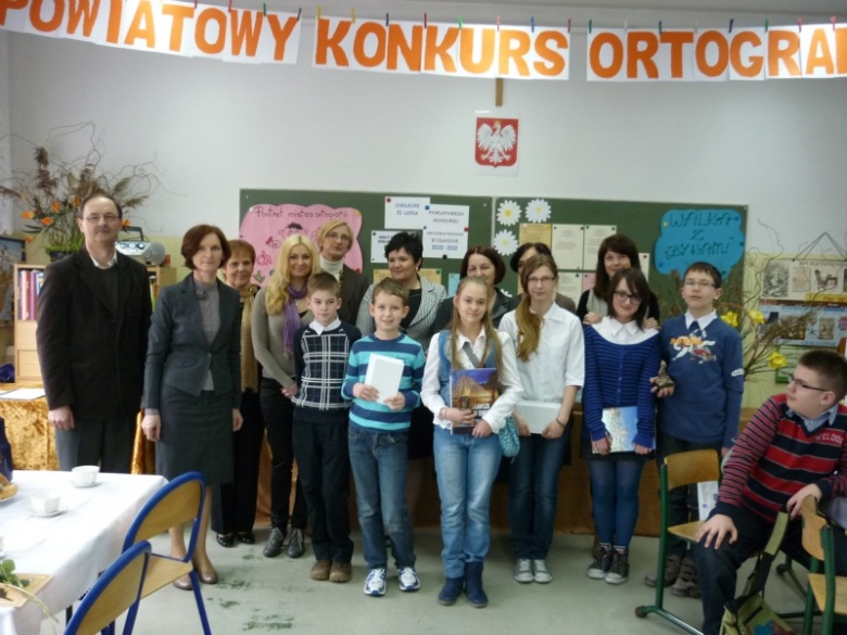 X edycja  Powiatowego Konkursu Ortograficznego  w Szkole Podstawowej w Udaninie