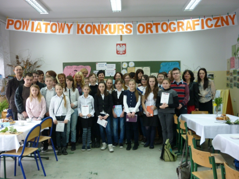 X edycja  Powiatowego Konkursu Ortograficznego  w Szkole Podstawowej w Udaninie