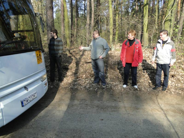 Sadzenie lasu na terenie Leśnictwa Mrozów - kwiecień 2012